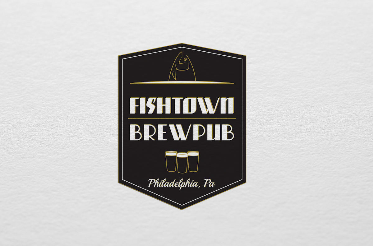 Logo Design by electronymous for Fishtown Brewpub  | Design #10869537
