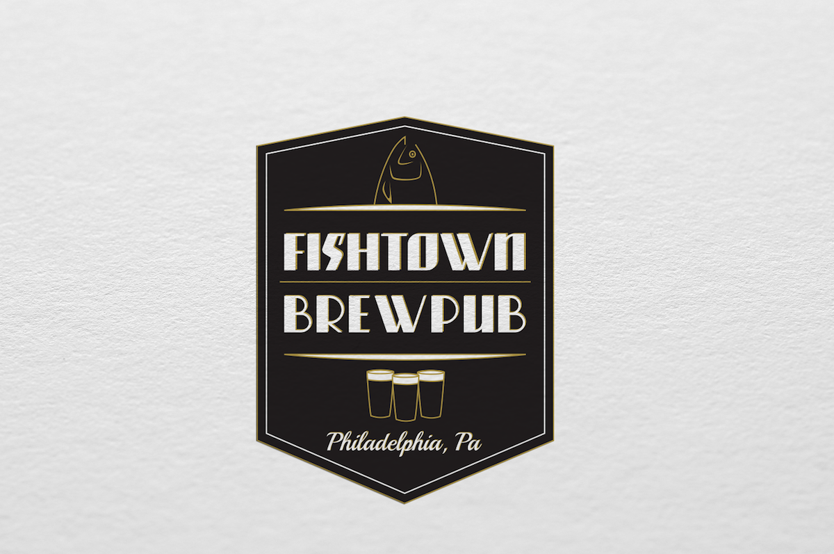 Logo Design by electronymous for Fishtown Brewpub  | Design #10869564