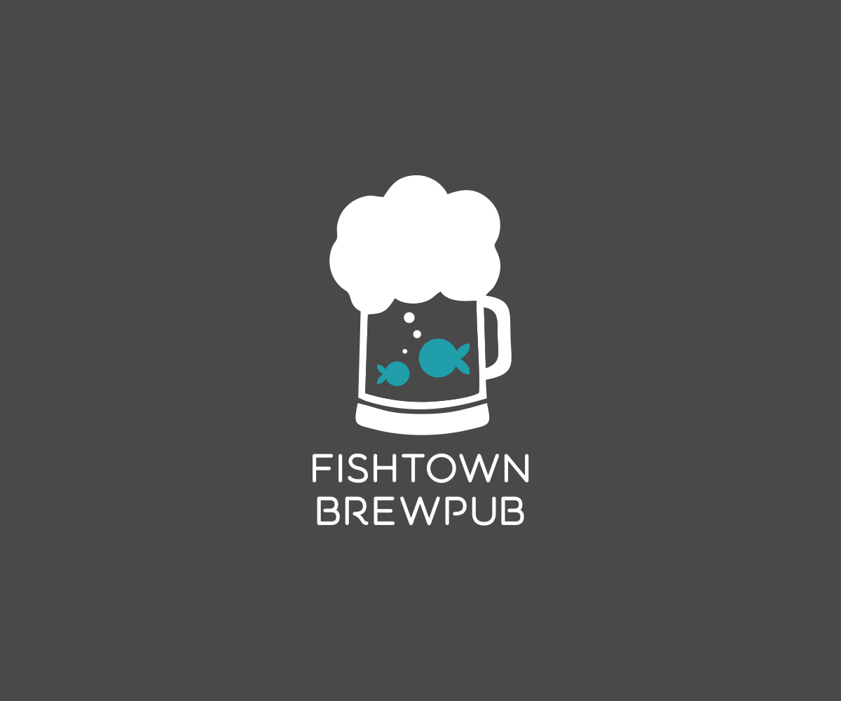 Logo Design by Gintale for Fishtown Brewpub  | Design #10855075