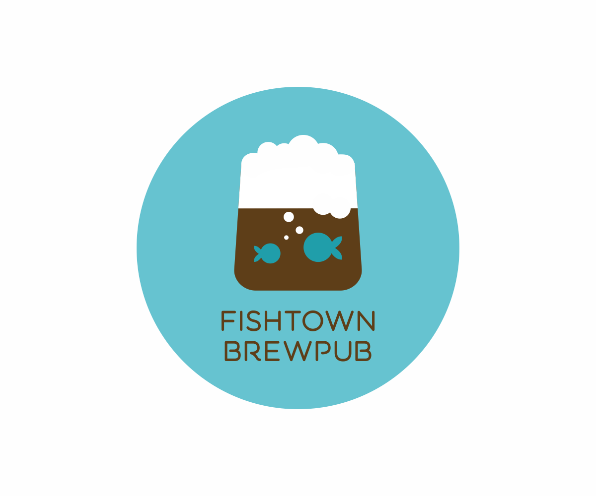 Logo Design by Gintale for Fishtown Brewpub  | Design #10855078