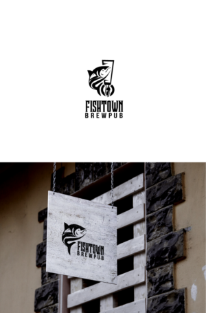 Logo Design by artofni16 for Fishtown Brewpub  | Design: #10769348