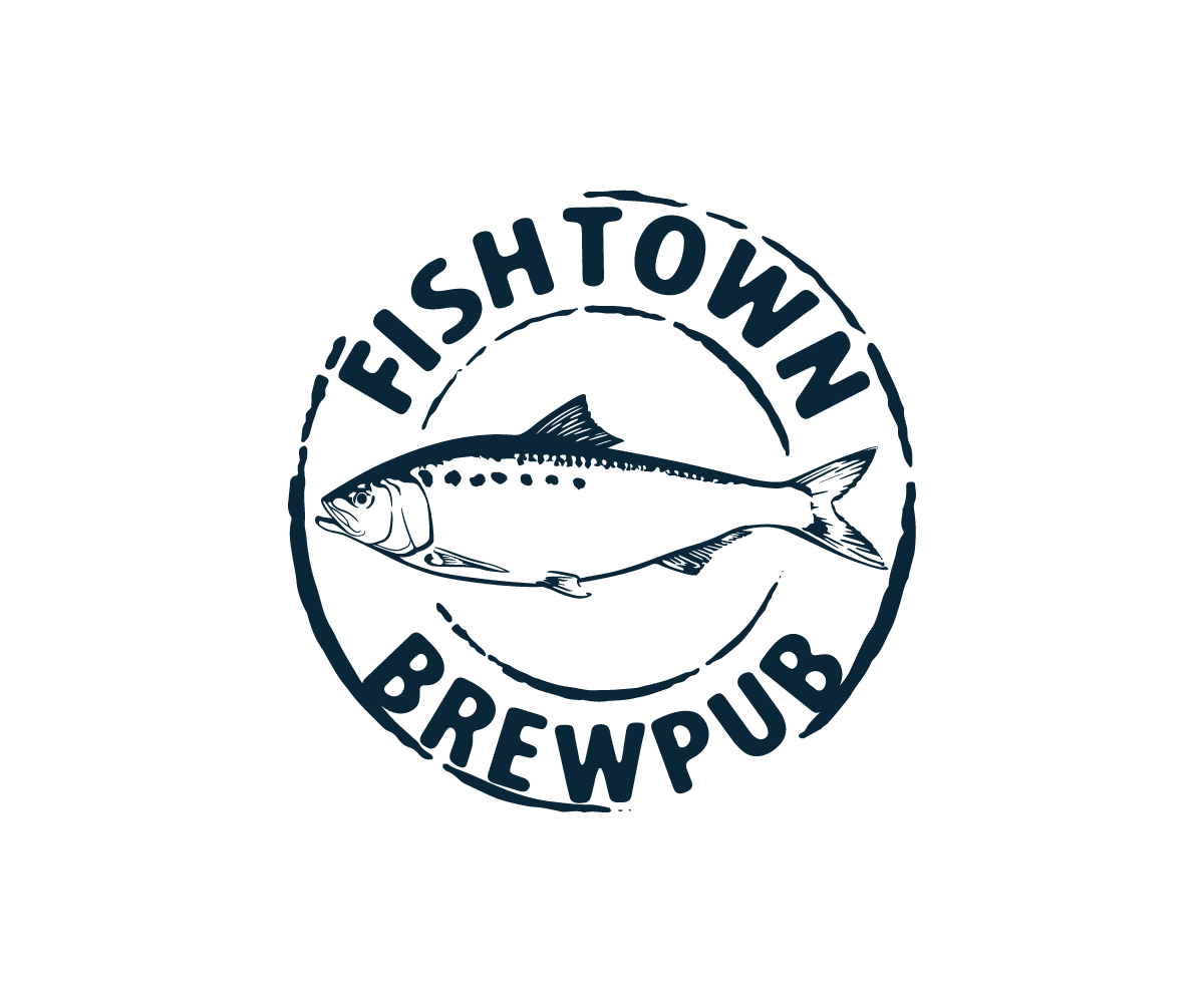 Logo Design by sourgraping for Fishtown Brewpub  | Design #10781597