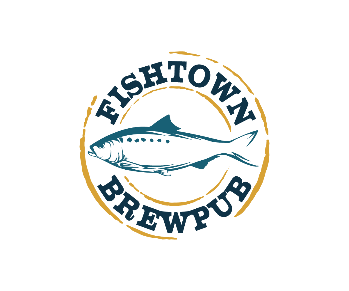 Logo Design by sourgraping for Fishtown Brewpub  | Design #10833391