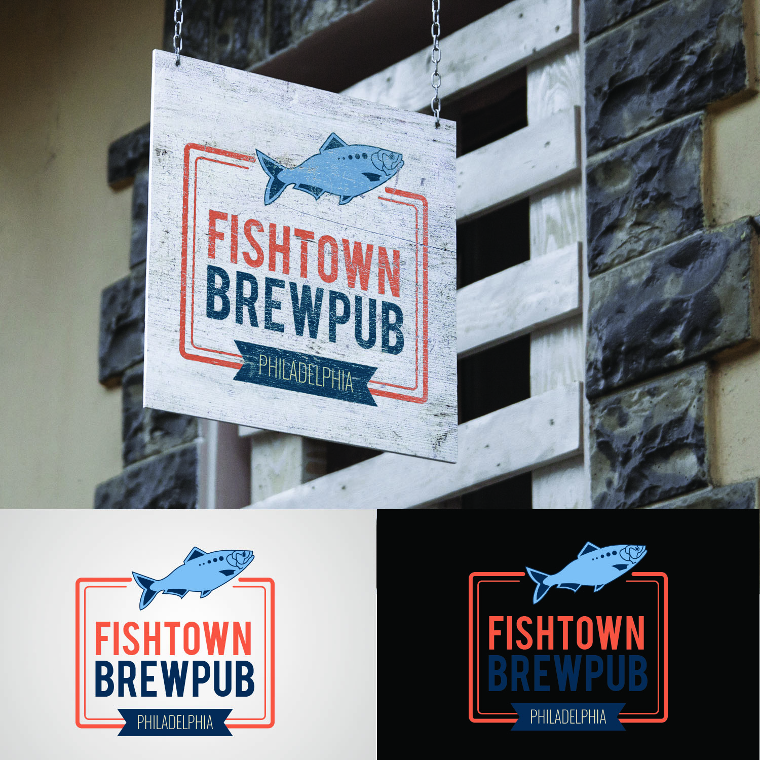 Logo Design by hmecdesign for Fishtown Brewpub  | Design #10855270