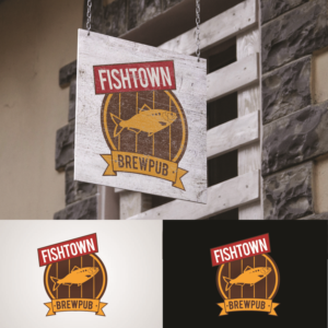 Logo Design by hmecdesign for Fishtown Brewpub  | Design: #10855581
