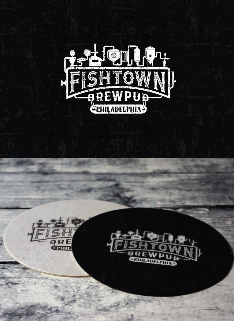 Logo Design by DUAL DESIGNER for Fishtown Brewpub  | Design #10862984