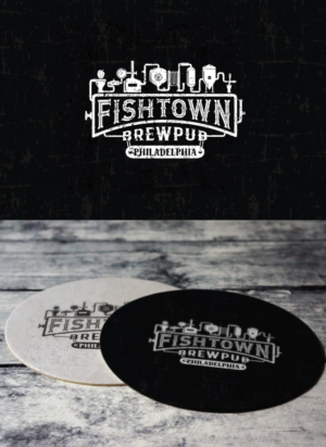 Logo-Design von DUAL DESIGNER für Fishtown Brewpub  | Design: #10862984