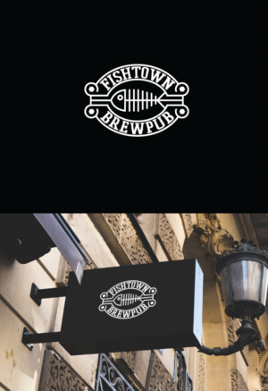 Logo-Design von DUAL DESIGNER für Fishtown Brewpub  | Design: #10863049
