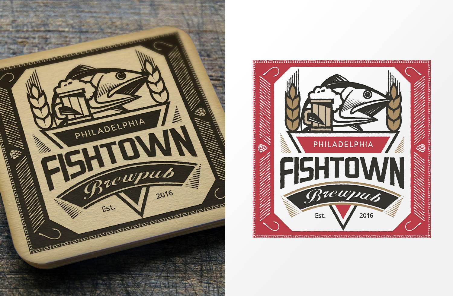 Design de Logo par kresh pour Fishtown Brewpub  | Design #10788543