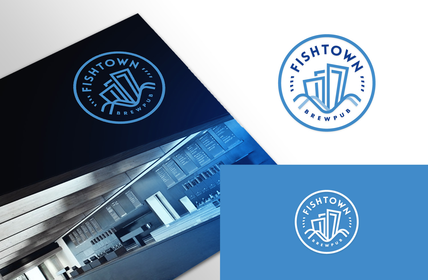 Logo Design by kresh for Fishtown Brewpub  | Design #10848756