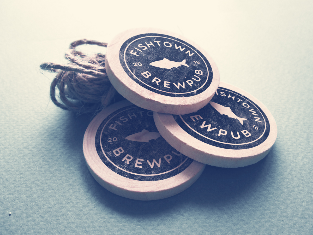 Logo Design by Magnolia S for Fishtown Brewpub  | Design #10794960