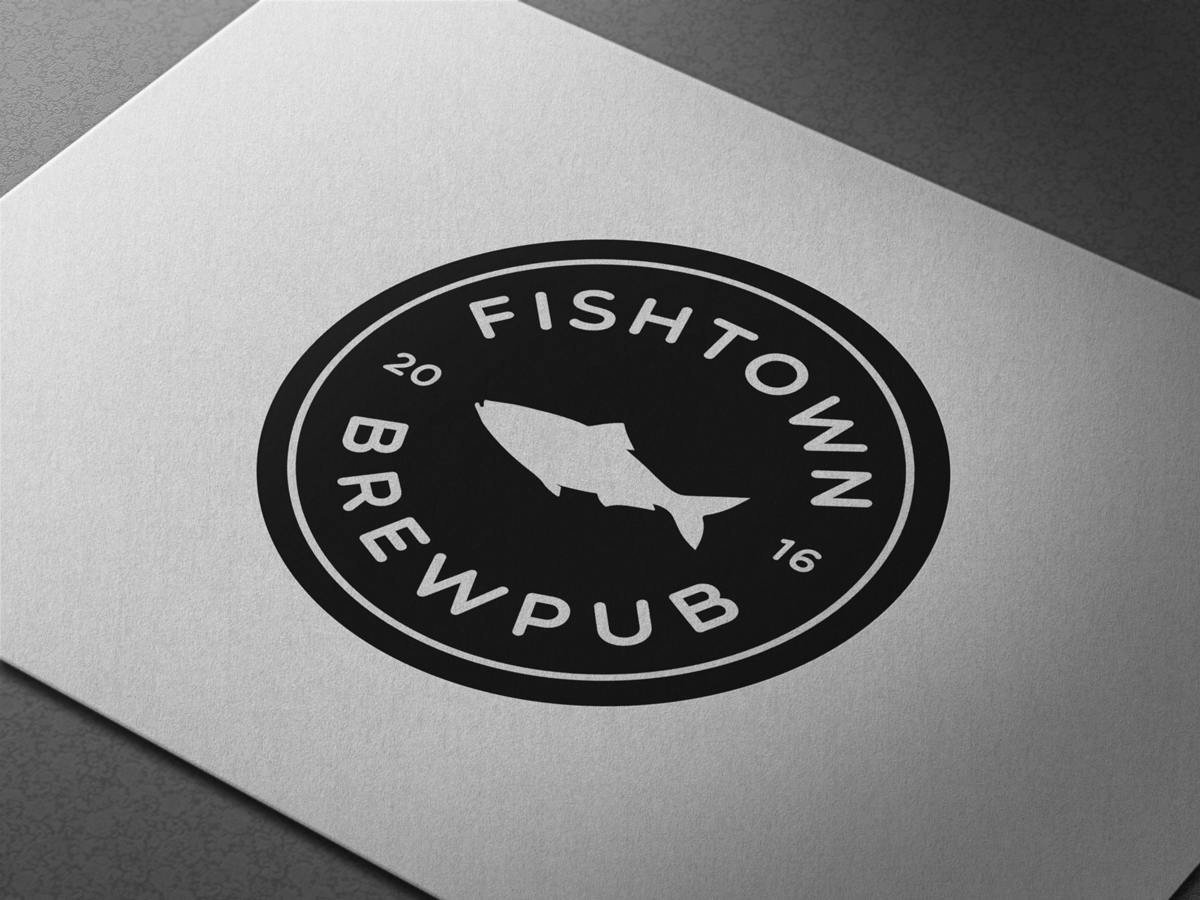 Logo Design by Magnolia S for Fishtown Brewpub  | Design #10794963
