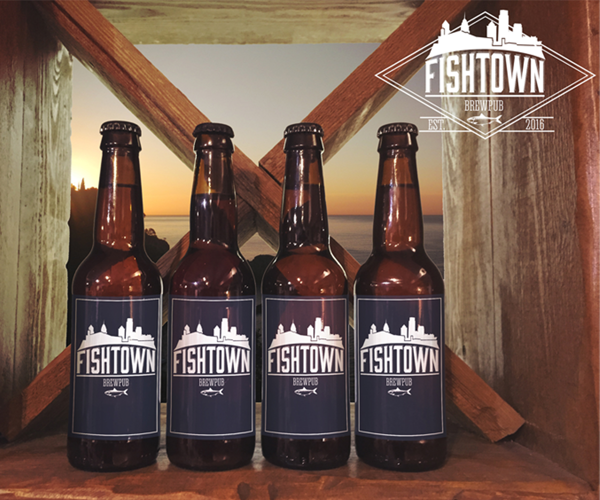 Logo Design by ndonahue1010 for Fishtown Brewpub  | Design #10793884
