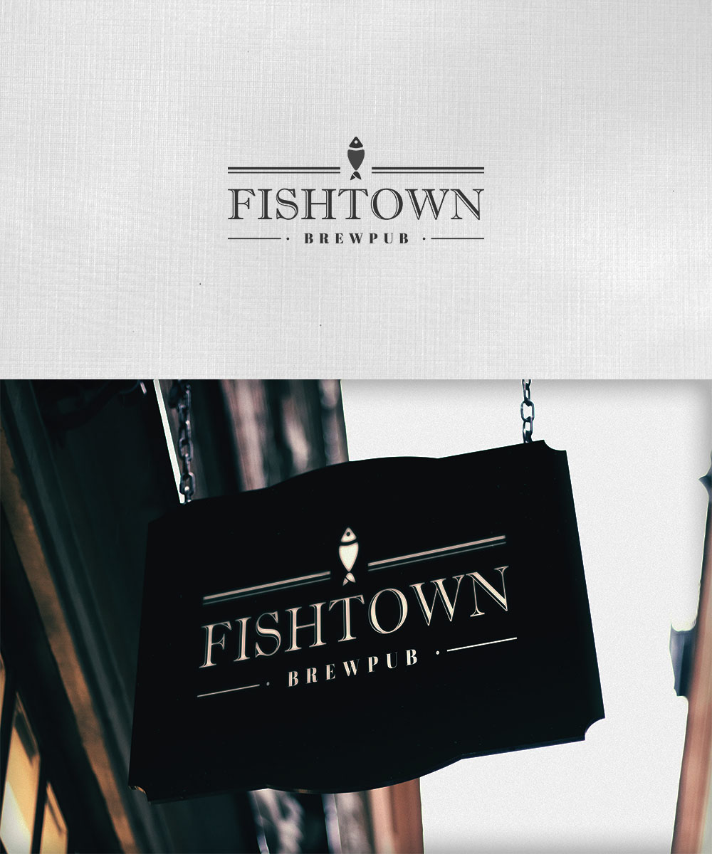 Logo Design by Madiantara Teja for Fishtown Brewpub  | Design #10768953