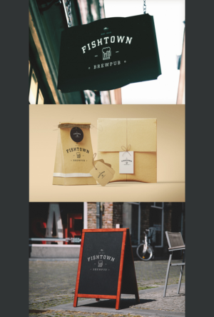 Logo Design by Madiantara Teja for Fishtown Brewpub  | Design: #10794631