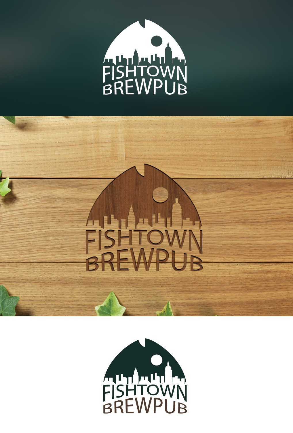 Logo Design by anonrotide for Fishtown Brewpub  | Design #10859342