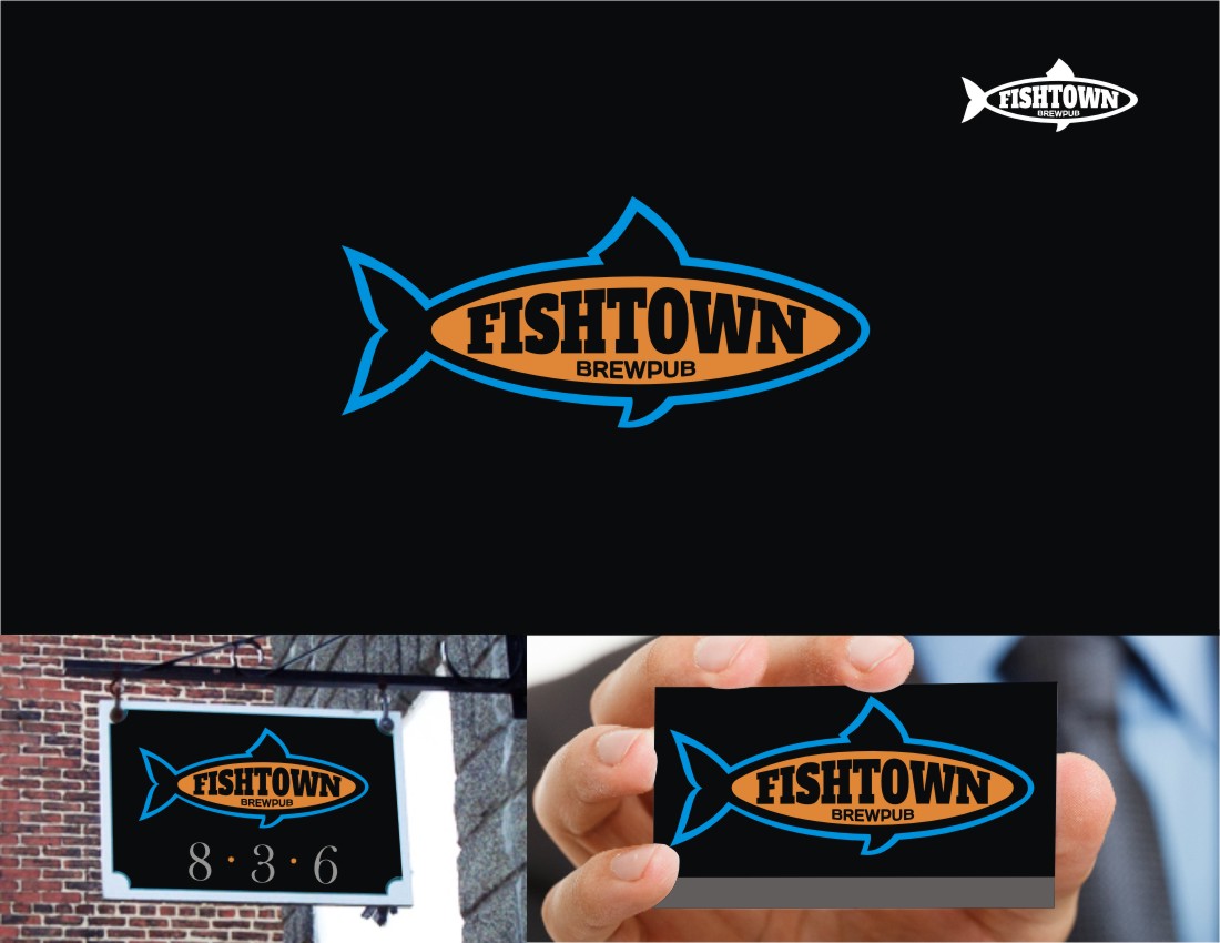 Logo-Design von LIZZY LO für Fishtown Brewpub  | Design #10826668
