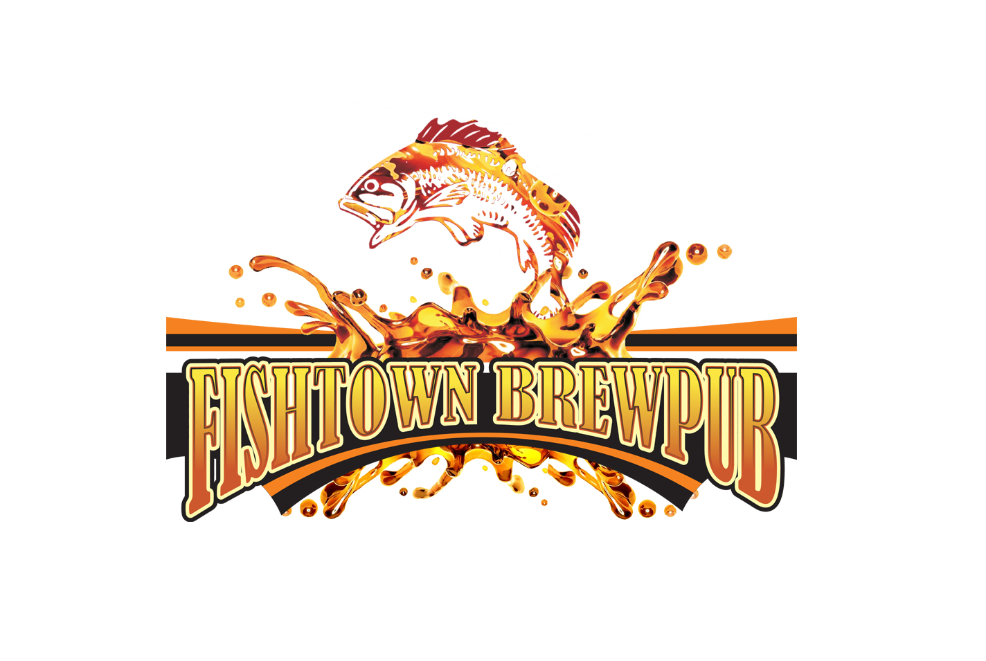 Logo Design by masterdigiprint for Fishtown Brewpub  | Design #10835684