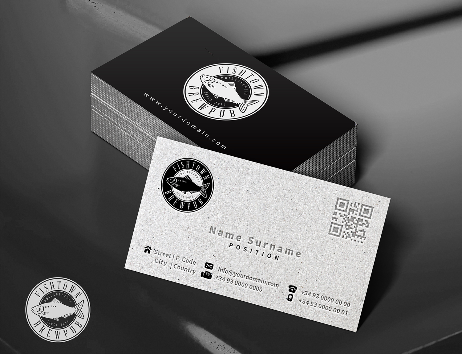 Diseño de Logo por rugbyjerseys para Fishtown Brewpub  | Diseño #10856010