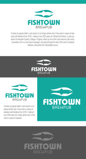 Logo Design by Logo Xtudio for Fishtown Brewpub  | Design: #10815719