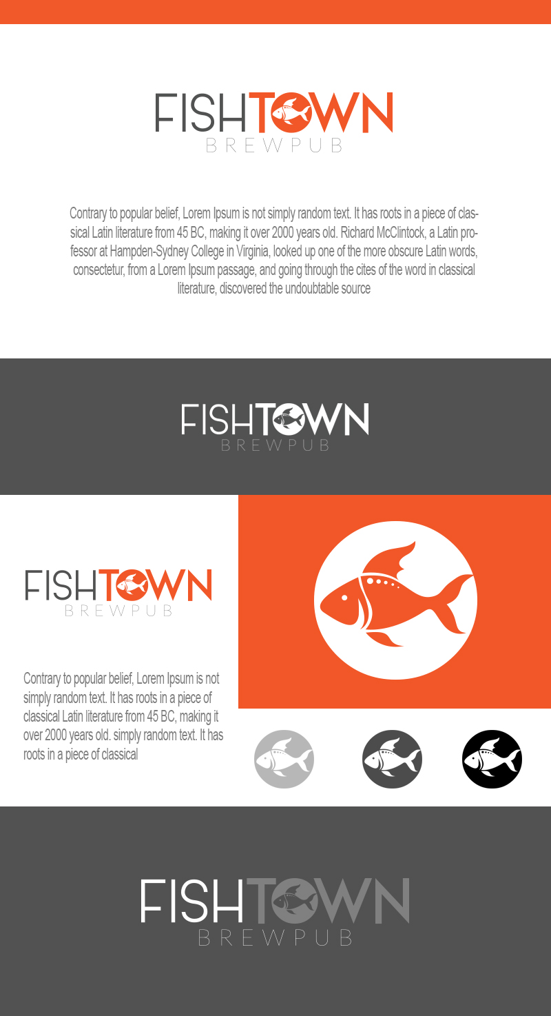 Diseño de Logo por Logo Xtudio para Fishtown Brewpub  | Diseño #10815720