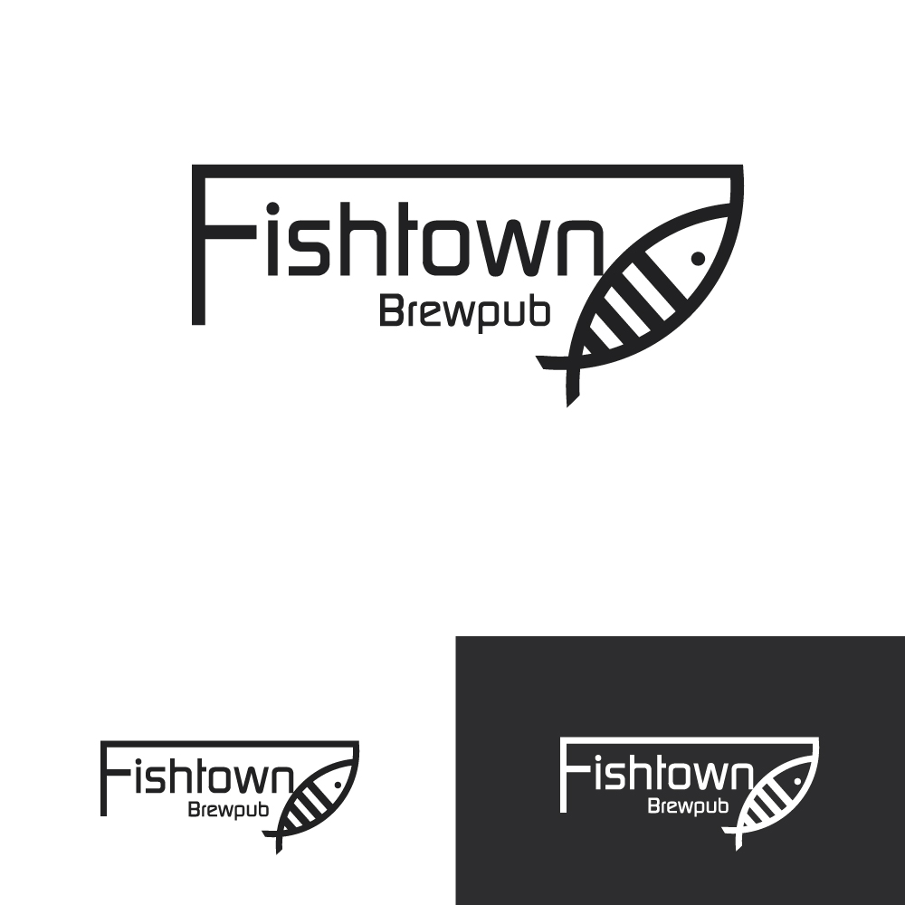 Logo Design by Sathyakumar.G for Fishtown Brewpub  | Design #10821110