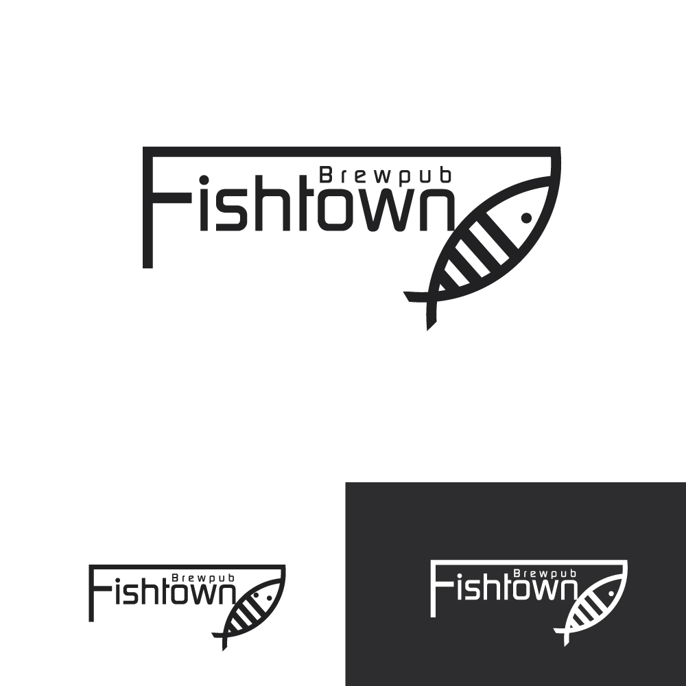 Logo Design by Sathyakumar.G for Fishtown Brewpub  | Design #10821155