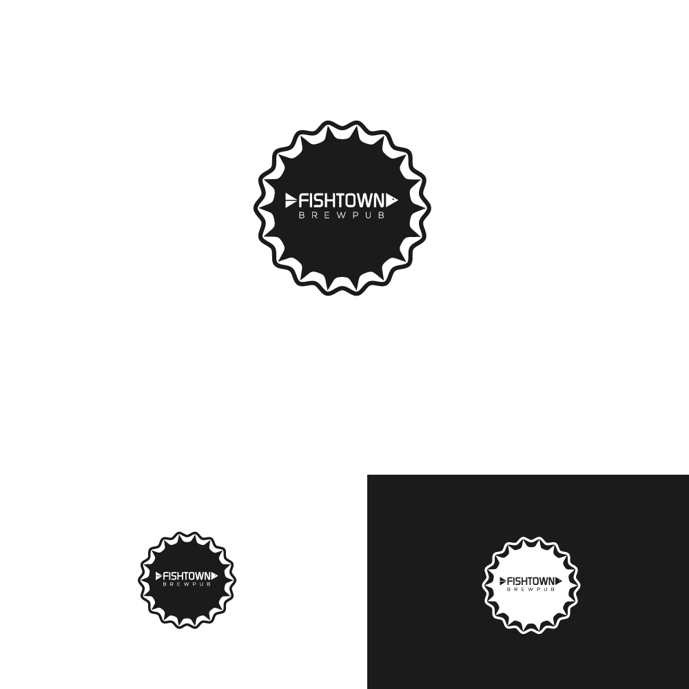 Logo Design by Sathyakumar.G for Fishtown Brewpub  | Design #10826990