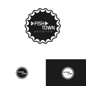 Logo Design by Sathyakumar.G for Fishtown Brewpub  | Design: #10826991