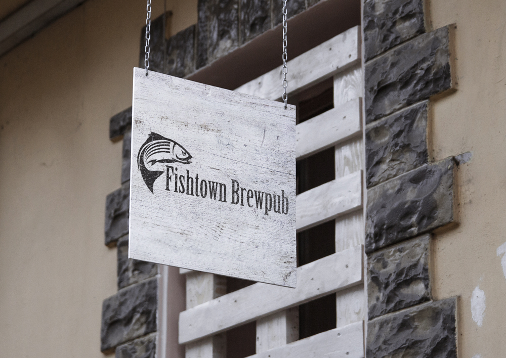 Logo Design by site for Fishtown Brewpub  | Design #10865522