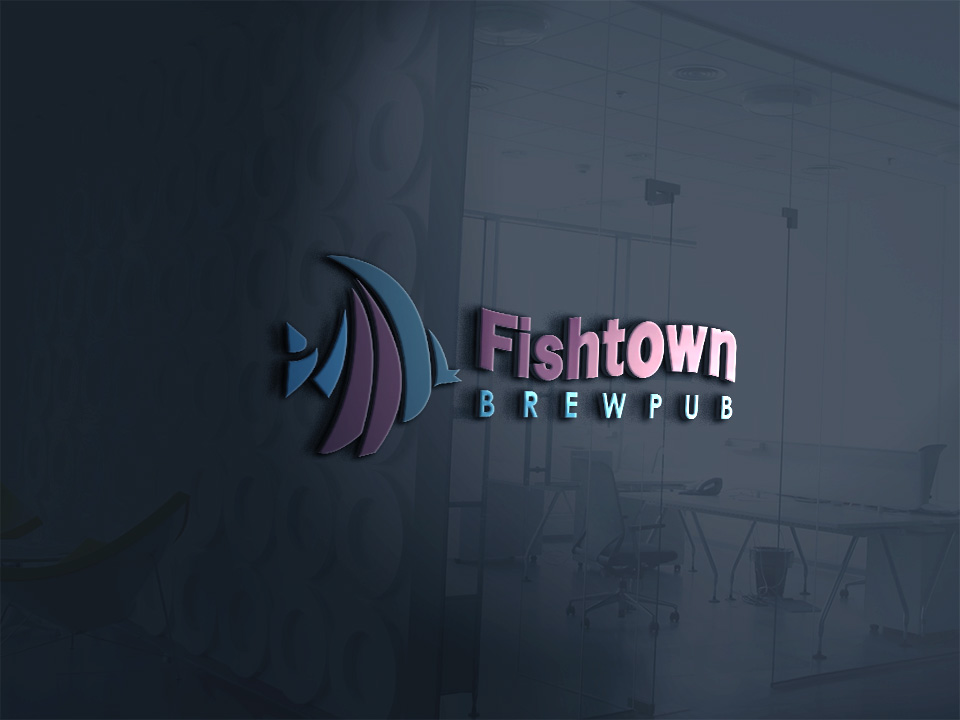 Logo Design by spring TM for Fishtown Brewpub  | Design #10794471