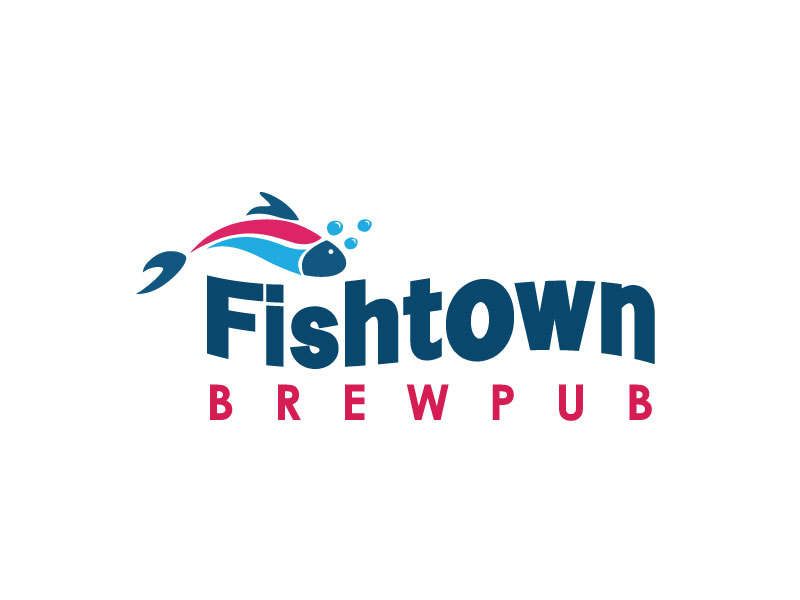 Logo Design by spring TM for Fishtown Brewpub  | Design #10806708