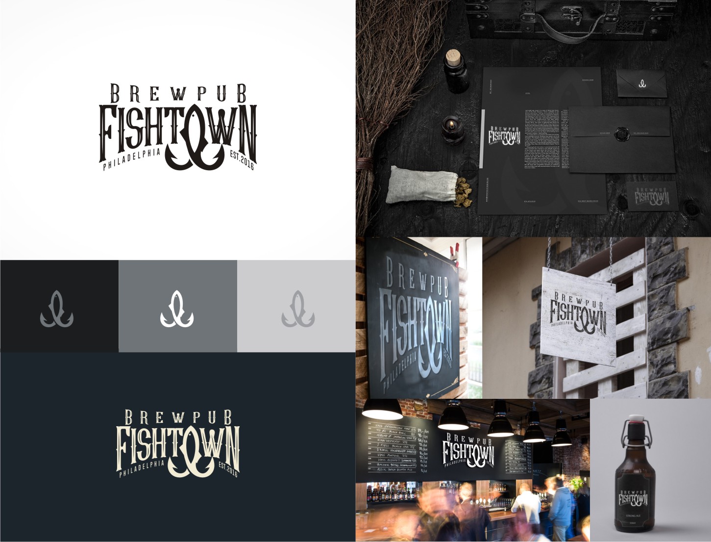 Diseño de Logo por gray mind para Fishtown Brewpub  | Diseño #10826318