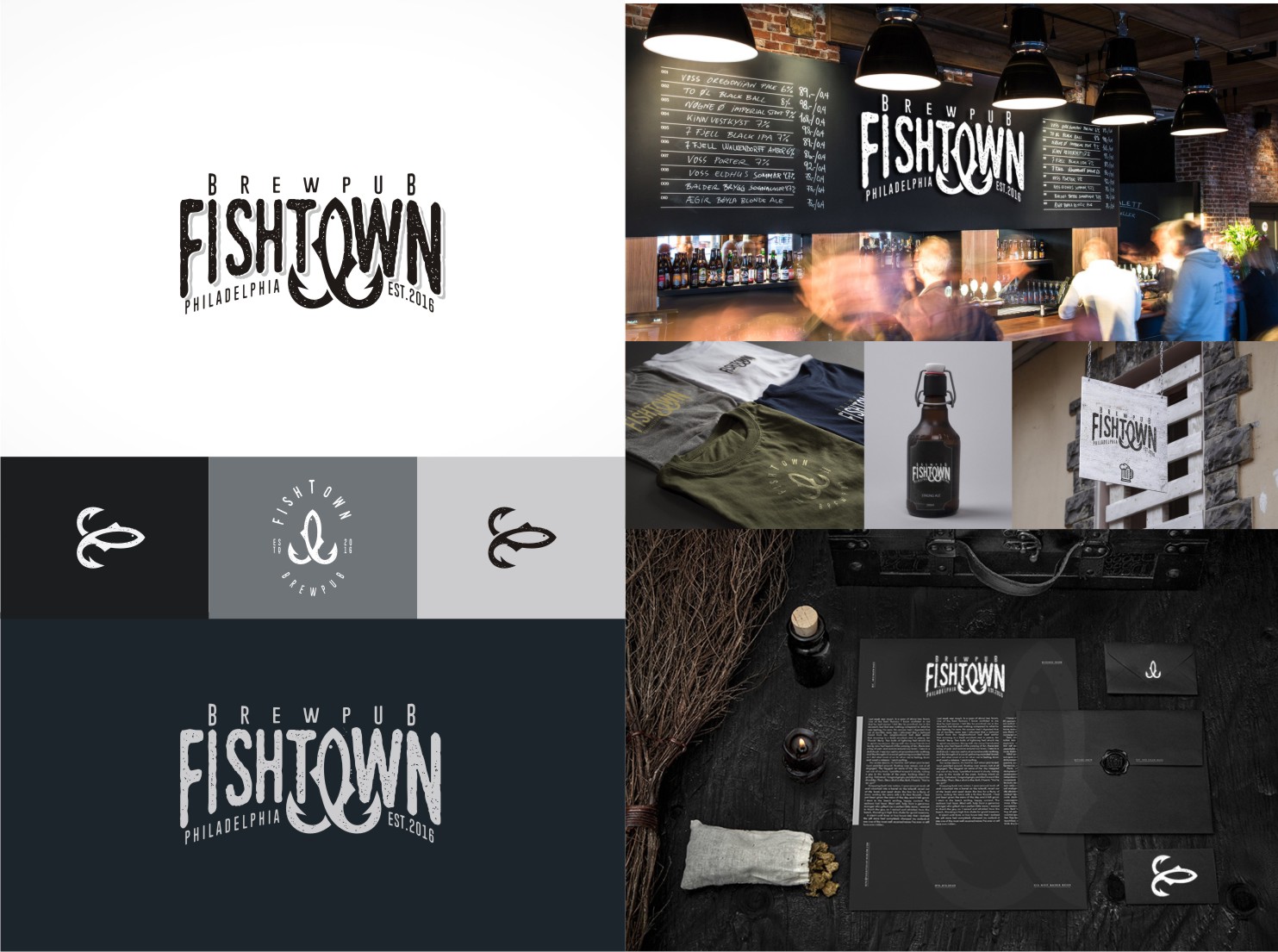Diseño de Logo por gray mind para Fishtown Brewpub  | Diseño #10845295