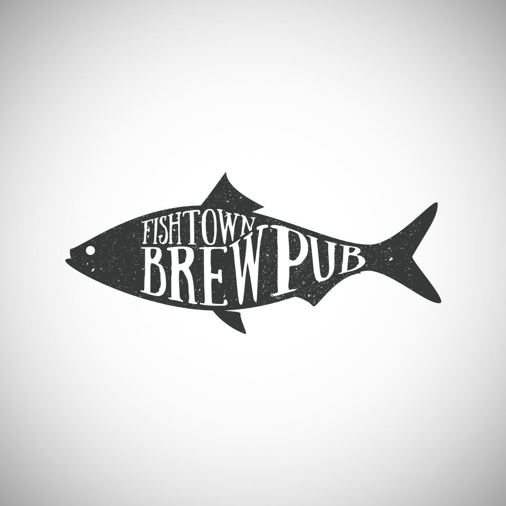 Logo Design by Roland Hawk for Fishtown Brewpub  | Design #10766628