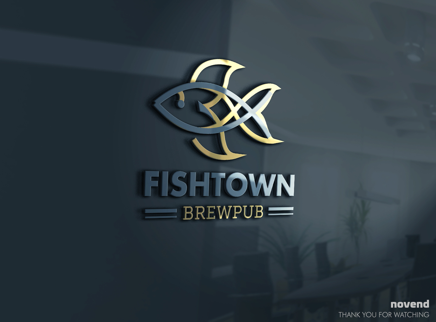 Diseño de Logo por Novend para Fishtown Brewpub  | Diseño #10869822