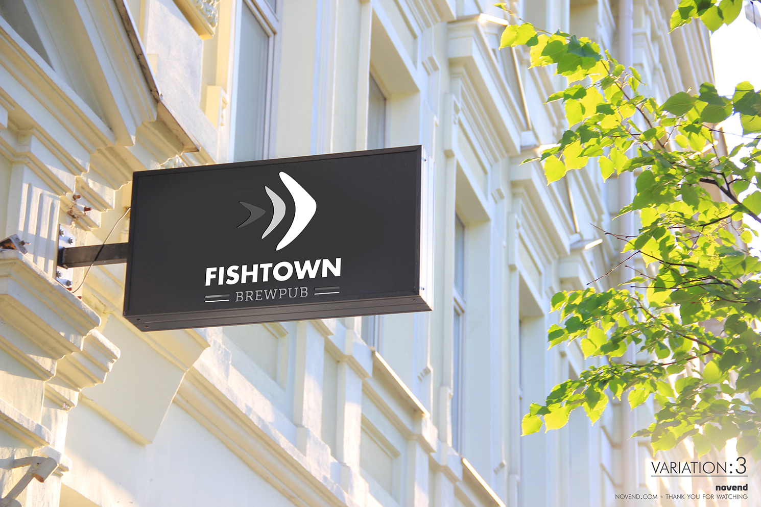 Logo Design by Novend for Fishtown Brewpub  | Design #10898661