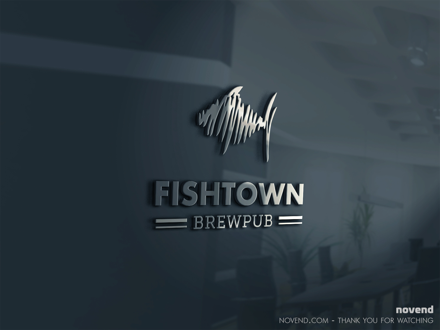 Logo Design by Novend for Fishtown Brewpub  | Design #10898698