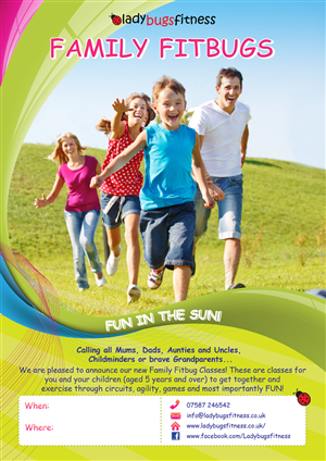 Family Fitbugs | Poster Design by Pinky 