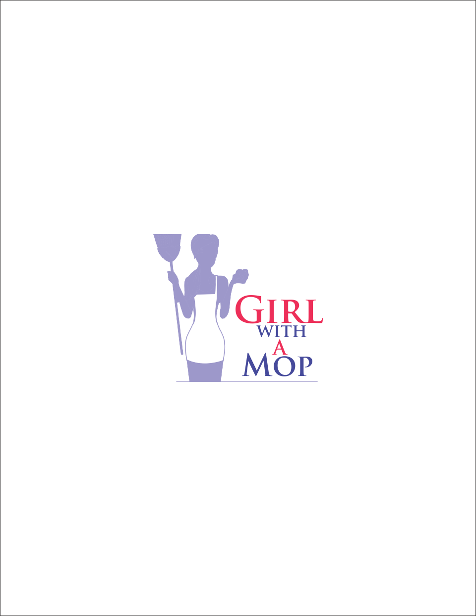 Logo Design by Jagdish Boga for Girl With A Mop | Design #10759590