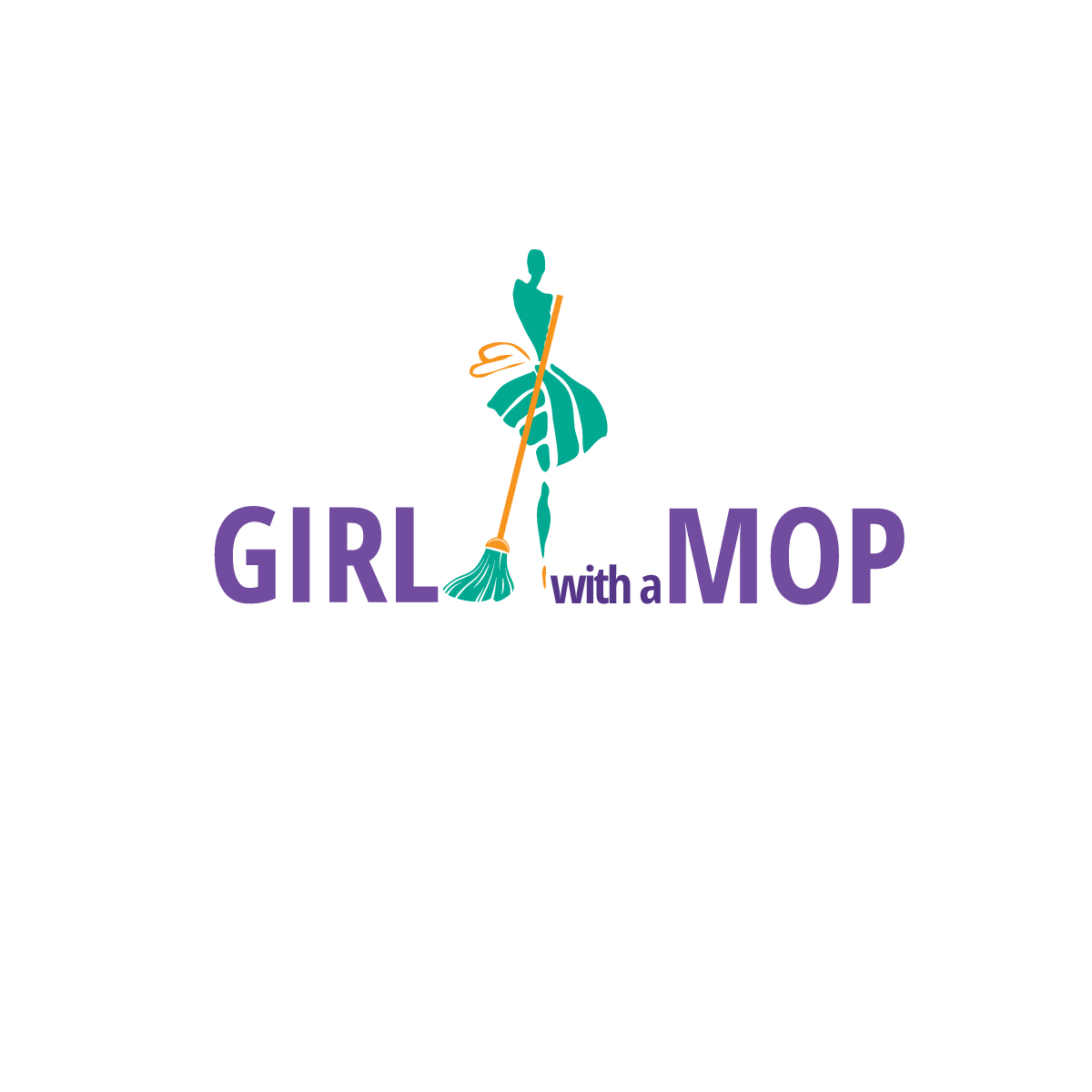 Logo-Design von wdishan fernando für Girl With A Mop | Design #10758784