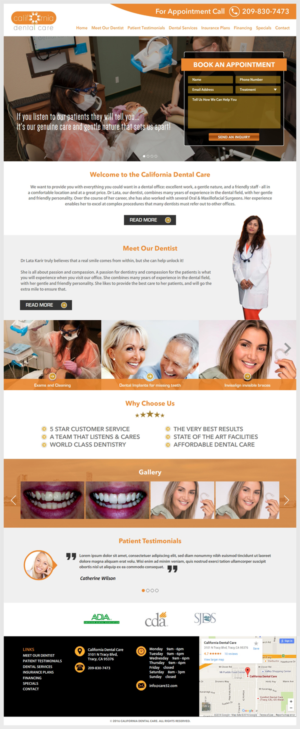 Dentist's Office needs desktop and mobile website design | Diseño Web por -Marc-