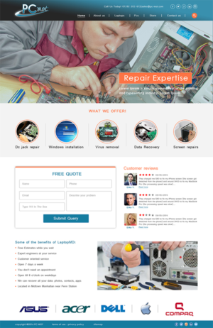 Diseño Web por web deskers para Pc Mot | Diseño #10839164
