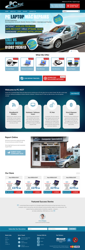 Web Design par RupalTechno pour Pc Mot | Design : #10835661
