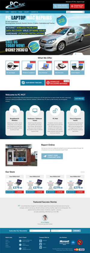 Web Design par RupalTechno pour Pc Mot | Design : #10835664