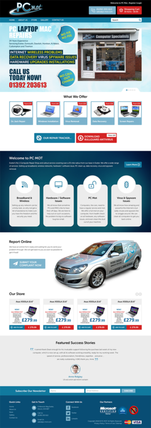Web Design par RupalTechno pour Pc Mot | Design : #10839464