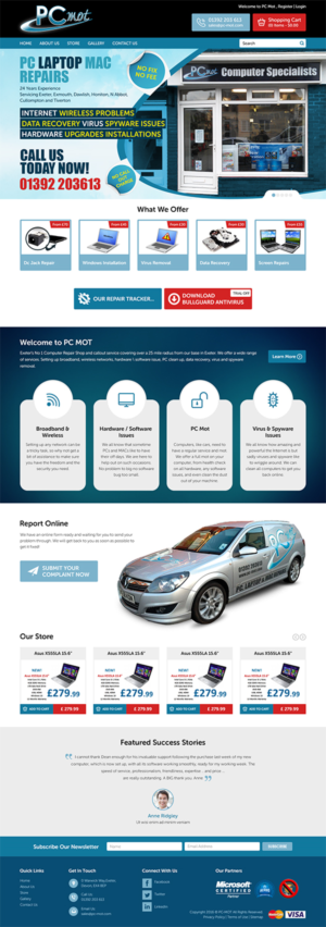 Diseño Web por RupalTechno para Pc Mot | Diseño: #10842100