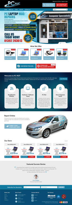 Diseño Web por RupalTechno para Pc Mot | Diseño: #10847834