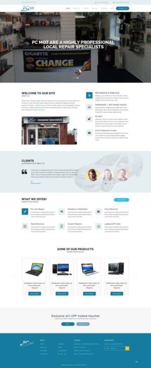 Web Design par pb pour Pc Mot | Design : #10769392