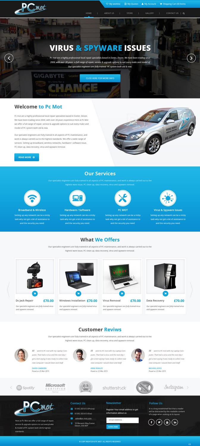 Web-Design von pb für Pc Mot | Design #10781070
